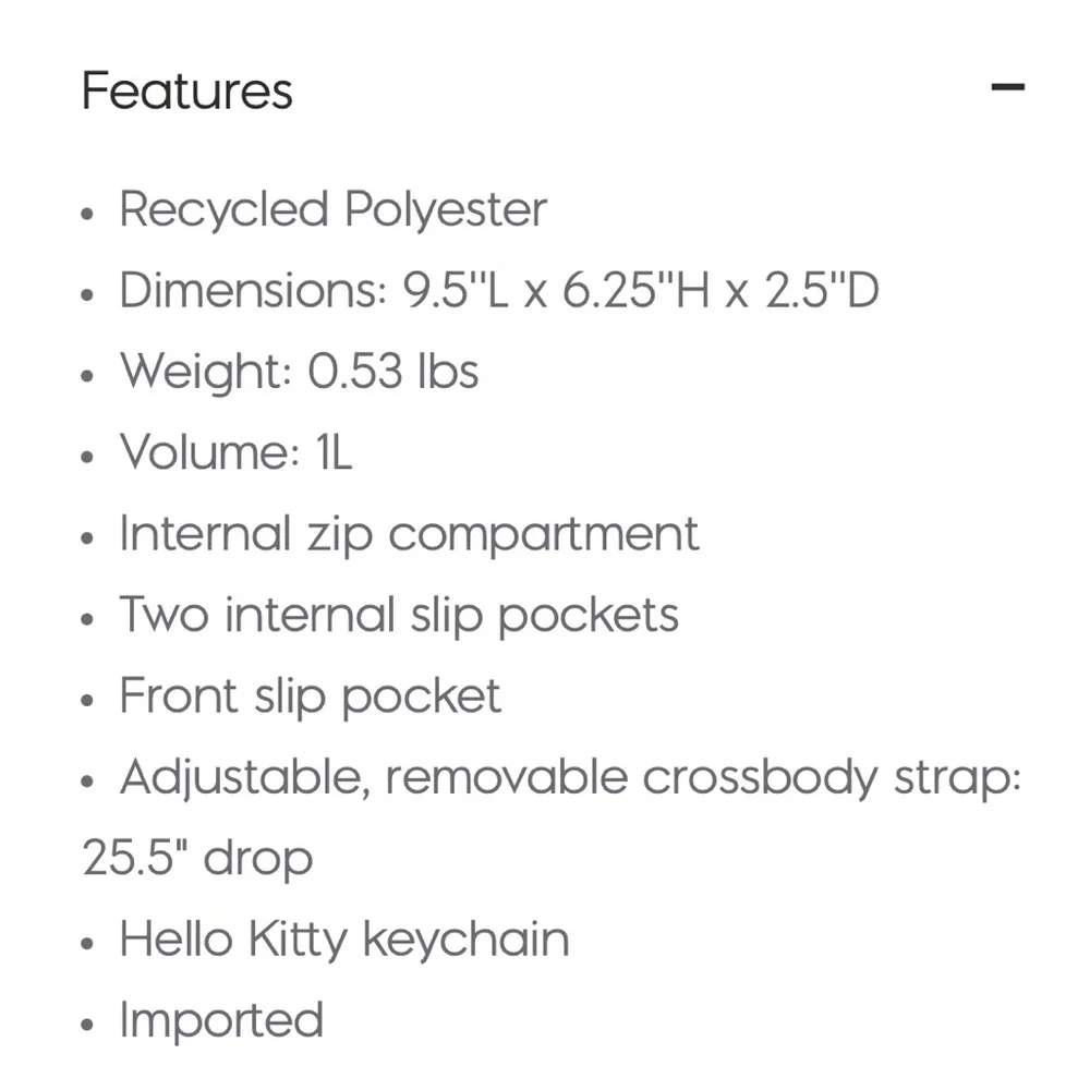 Riri Hello Kitty Crossbody Bag - Picture 3 of 6